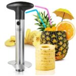How does a pineapple corer work